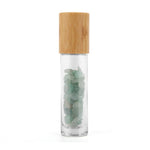 Load image into Gallery viewer, Stikla pudelīte ar rullīti un kristāliem 10ml
