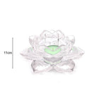 Load image into Gallery viewer, Stikla Svečturis Lotus 11x5.5cm
