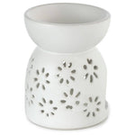 Ielādēt attēlu galerijas skatītājā, Aroma Lampa Keramika Daisy White 11.5cm
