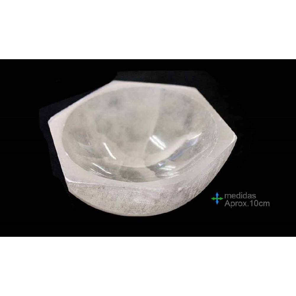 Akmens Selenīts / Selenite Hexagonal Bowl 10cm
