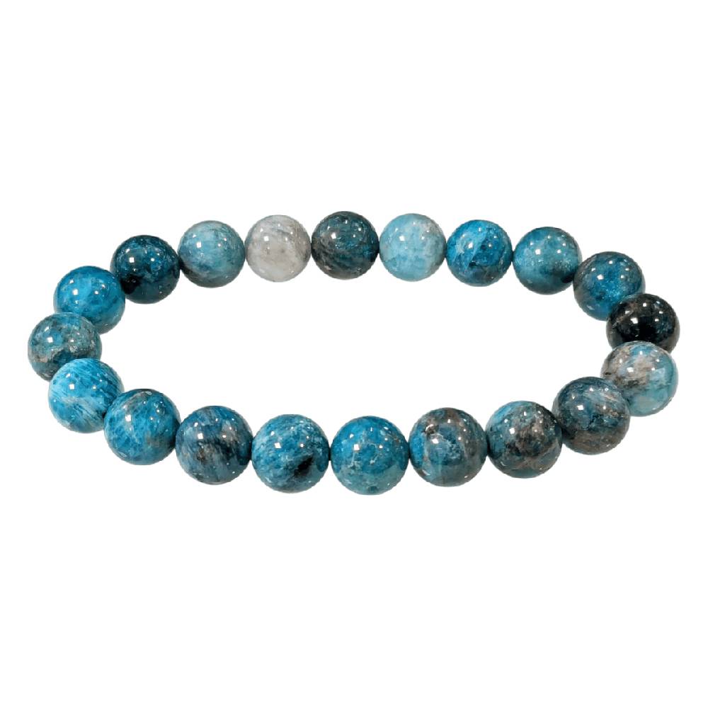 Rokassprādze Apatīts / Zilais Apatīts Madagaskara / Blue Apatite 10mm