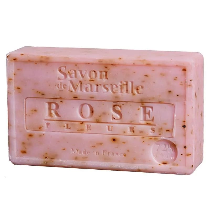 Natural Marseille soap Rose Petals 100g