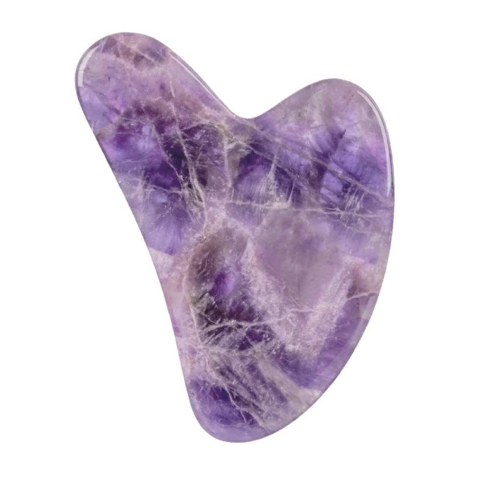 Masāžas skrāpis GUA SHA Ametists / Amethyst