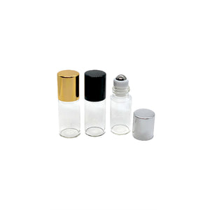 Glass bottle with a metal roller 2-3ml