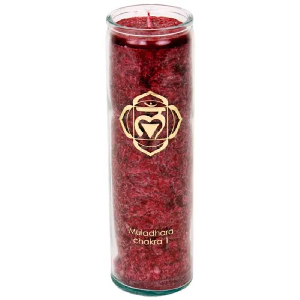Aromatic Candle Stearin 1st Chakra 21x6.5cm