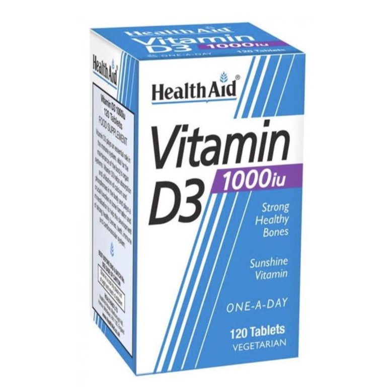 Vitamīns D3 1000iu 30 vai 120 tabletes