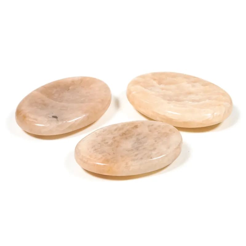 Worry stones moonstone 3.5-4.5cm