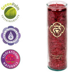 Load image into Gallery viewer, Aromatic Candle Stearin 1st Chakra 21x6.5cm
