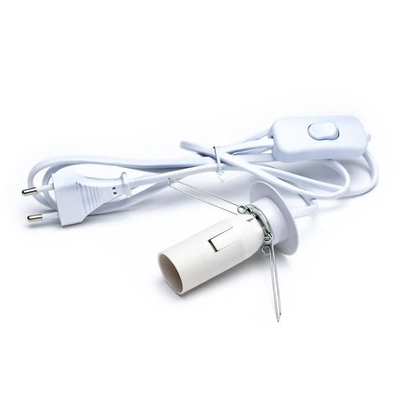Light cord with E14 light socket for salt lamps