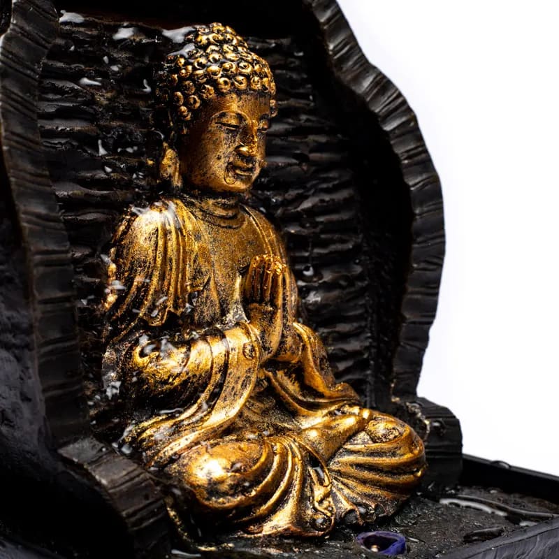 Ūdens Strūklaka Praying Buddha 13.3x13.3x20cm