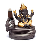 Load image into Gallery viewer, Backflow incense burner Lotus hand 9x6x10cm
