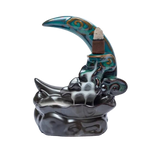 Load image into Gallery viewer, Backflow incense burner Moon 10x12x8cm

