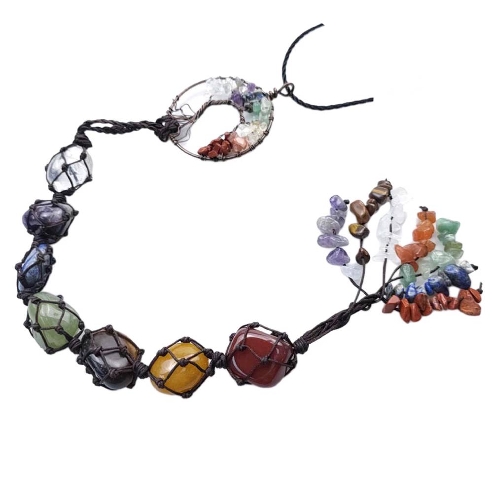 Enerģijas Ģenerators un Harmonizators ar dabīgiem akmeņiem 7 CHAKRAS / Fen Šui / Vastu C