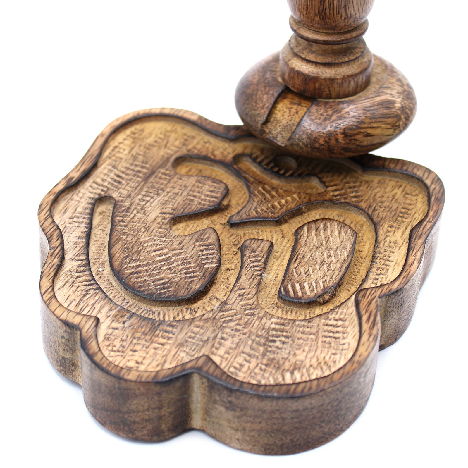 Backflow incense burner Mango Wood OM