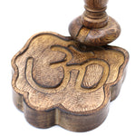 Load image into Gallery viewer, Backflow incense burner Mango Wood OM
