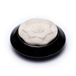 Load image into Gallery viewer, Aroma Stone Diffuser lotus Black 7.5cm

