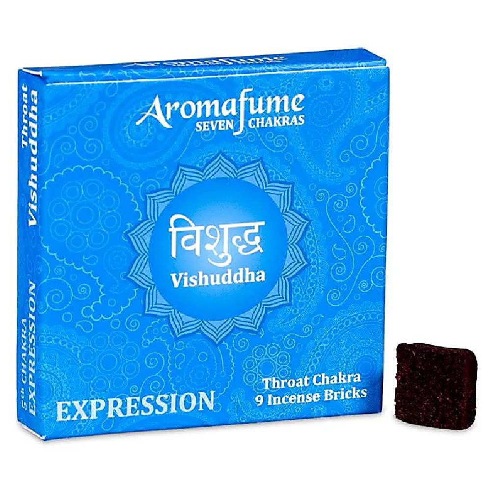 Aromafume Chakra incense bricks 5th chakra 40gr