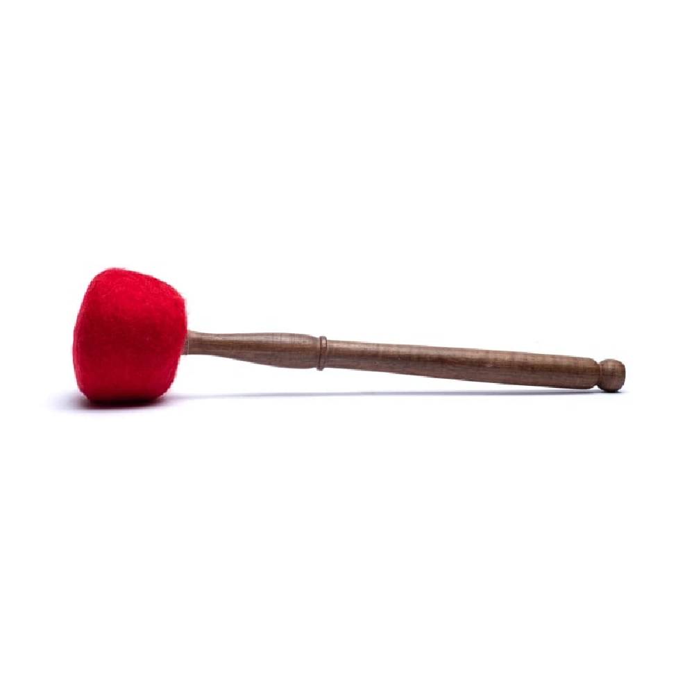 Singing bowl felt stick with wooden handle L 34x7.5cm