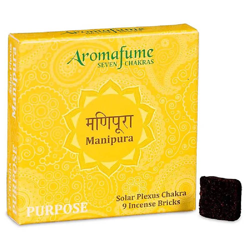 Aromafume Chakra incense bricks 3rd chakra 40gr