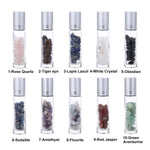 Ielādēt attēlu galerijas skatītājā, Stikla pudelīte ar rullīti un kristāliem 10ml
