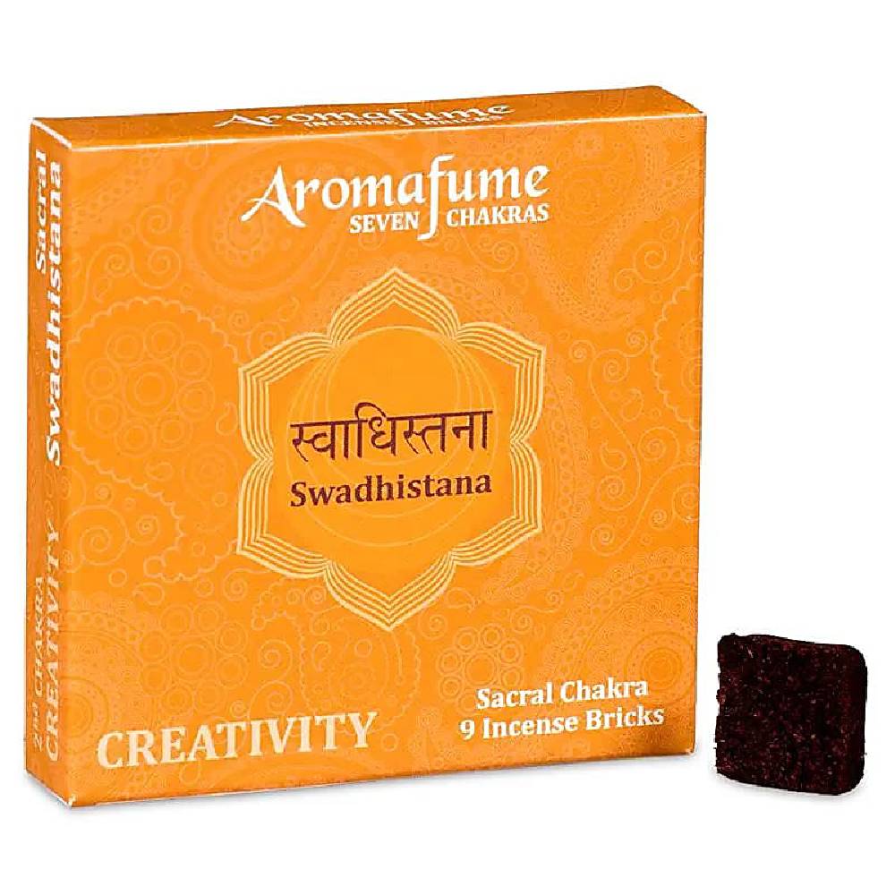 Aromafume Chakra incense bricks 2nd chakra 40gr