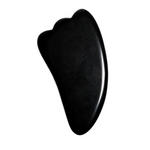 Load image into Gallery viewer, Massage scraper Gua Sha - Fluorite, Separated, Rock Crystal, Obsidian 105x50mm

