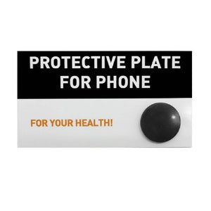 Šungīta plāksne - uzlīme pret mobilā tālruņa elektromagnētiskā starojuma negatīvo ietekmi