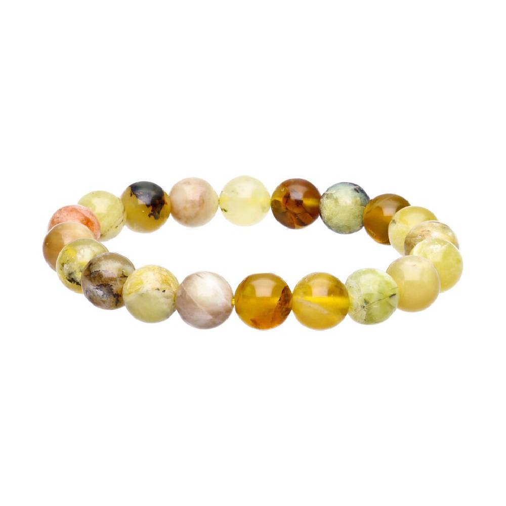 Rokassprādze Opāls / Dzeltenais Opāls Meksika / Yellow Opal 10mm