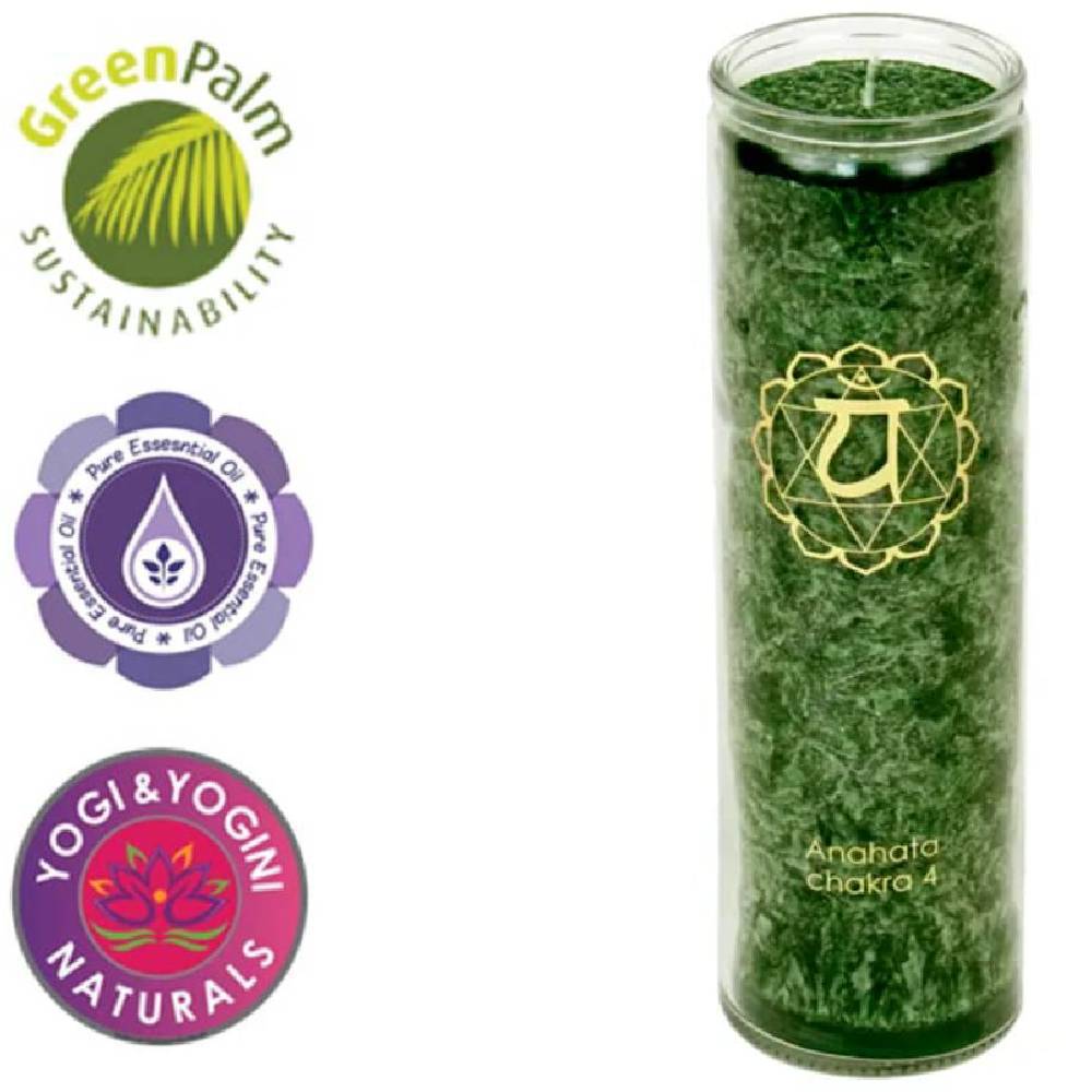 Aromatic Candle stearin Chakra 21x6.5cm