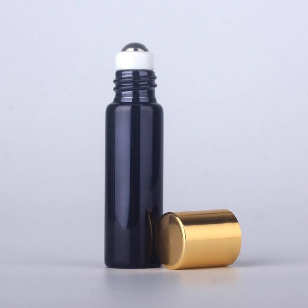 Glass bottle with UV filter and roller 5ml