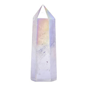 Akmens Enģeļu Auras Kvarcs / Kalnu Kristāls / Angel Aura Clear Quartz 6-12cm