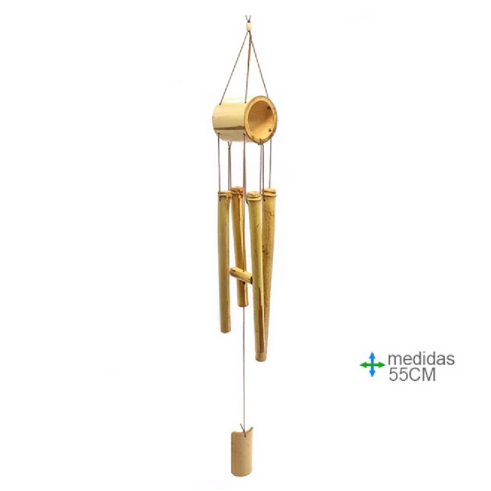 Vēja Zvani Feng Shui Bamboo Wind Chimes 55cm