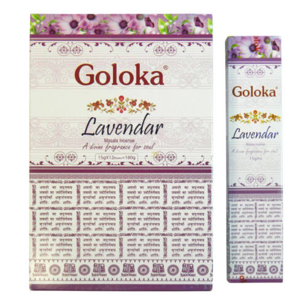 Smaržkociņi Lavender Handrolled Masala Incense / Lavanda 15gr