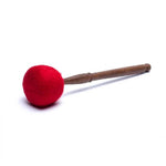 Load image into Gallery viewer, Singing bowl felt stick with wooden handle L 34x7.5cm
