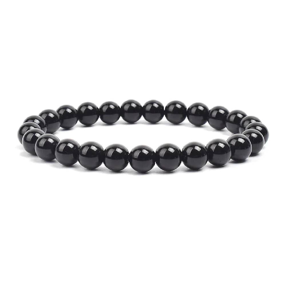 Rokassprādze Onikss / Melnais Onikss Brazīlija / Black Onyx A 10mm