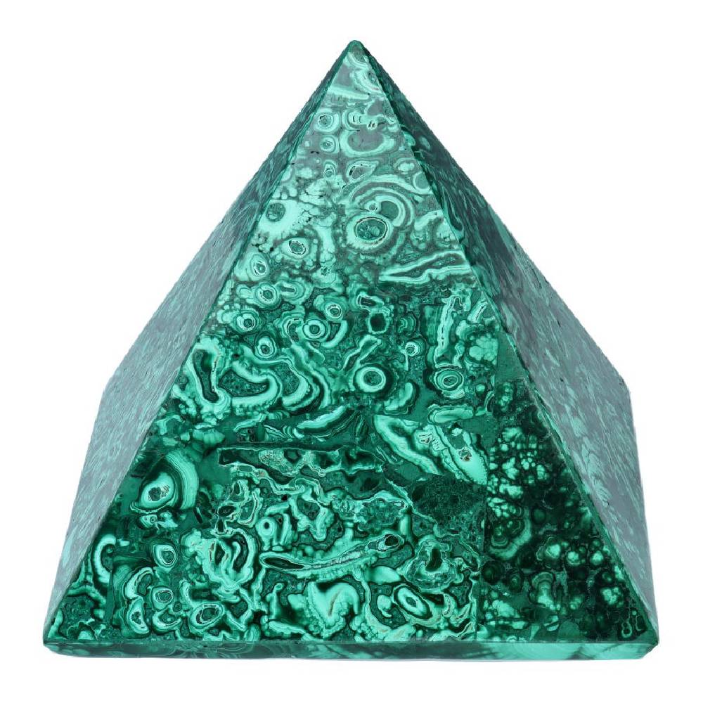Piramīda Malahīts Ķīna / Malachite 7x7cm