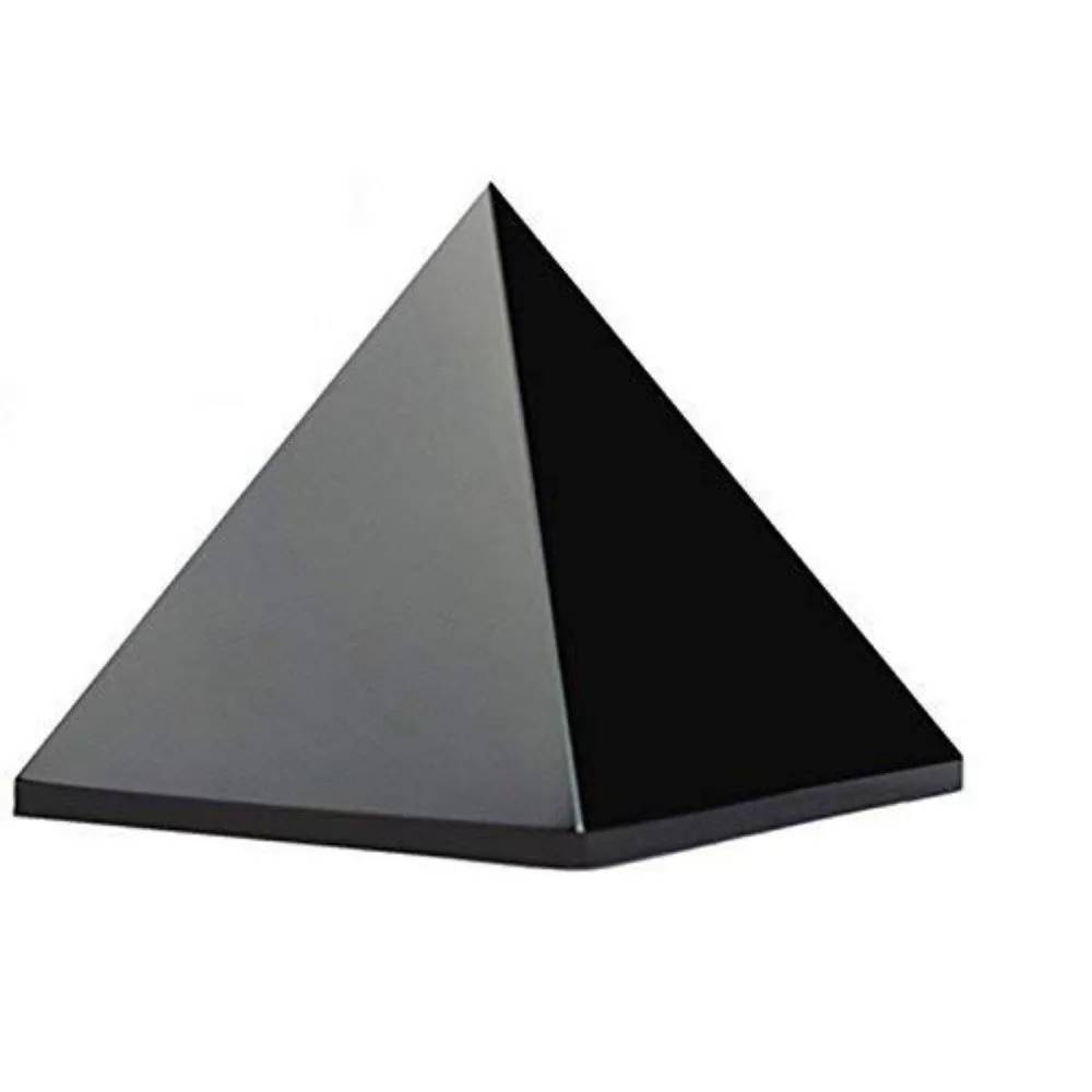 Piramīda Obsidiāns / Melnais Obsidiāns Ķīna / Black Obsidian 25-30mm