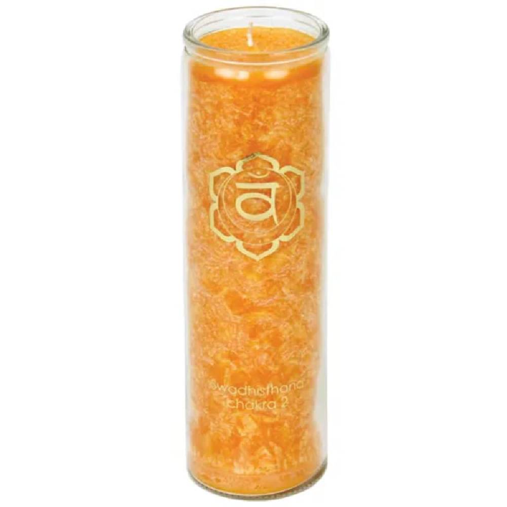 Aromatic Candle Stearin 2nd Chakra 21x6.5cm