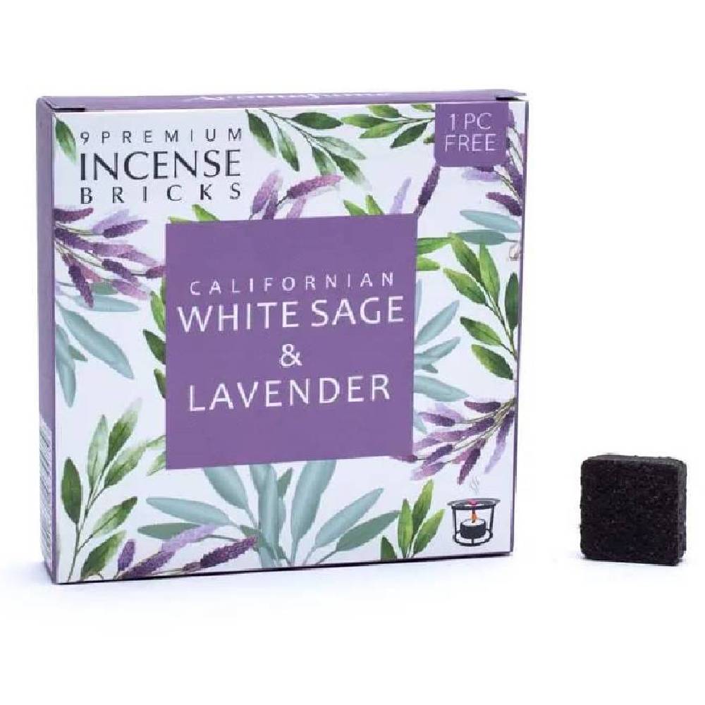 Aromafume incense bricks white sage & lavender 40gr