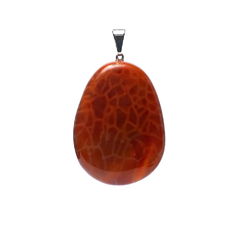 Kulons Ahāts / Ugunīgais Ahāts Brazīlija / Fire Agate 3.5-4cm