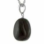 Load image into Gallery viewer, Pendant Black Tourmaline &amp; Silver 925
