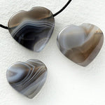 Load image into Gallery viewer, Pendant Natur Agate Heart
