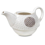 Ielādēt attēlu galerijas skatītājā, Krūze ar tējkannu Flower of Life / Dzivības Zieds
