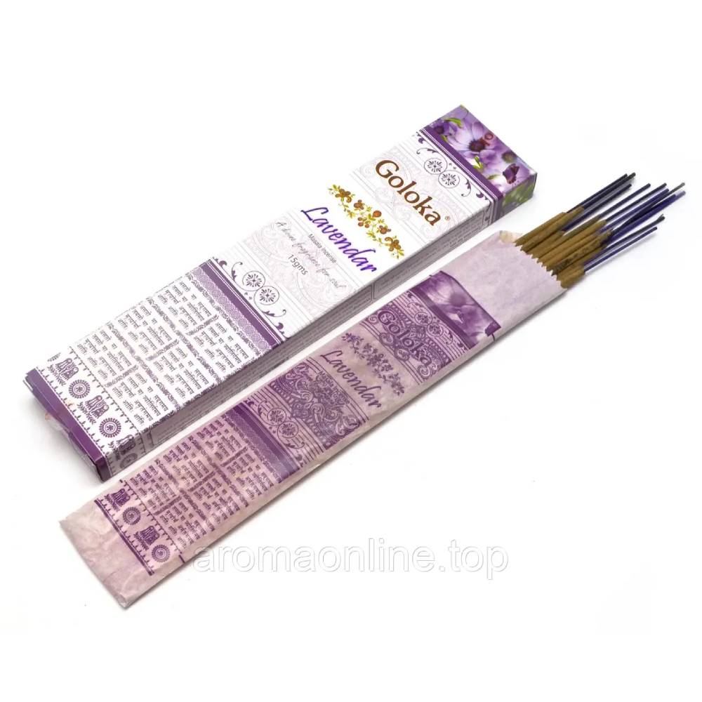 Smaržkociņi Lavender Handrolled Masala Incense / Lavanda 15gr