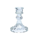 Load image into Gallery viewer, Glass candle holder for dinner candle Ø2cm
