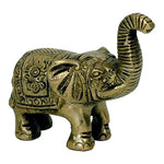 Load image into Gallery viewer, Mini statuette Elephant brass 7x7.5cm
