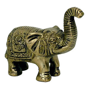 Mini statuette Elephant brass 7x7.5cm