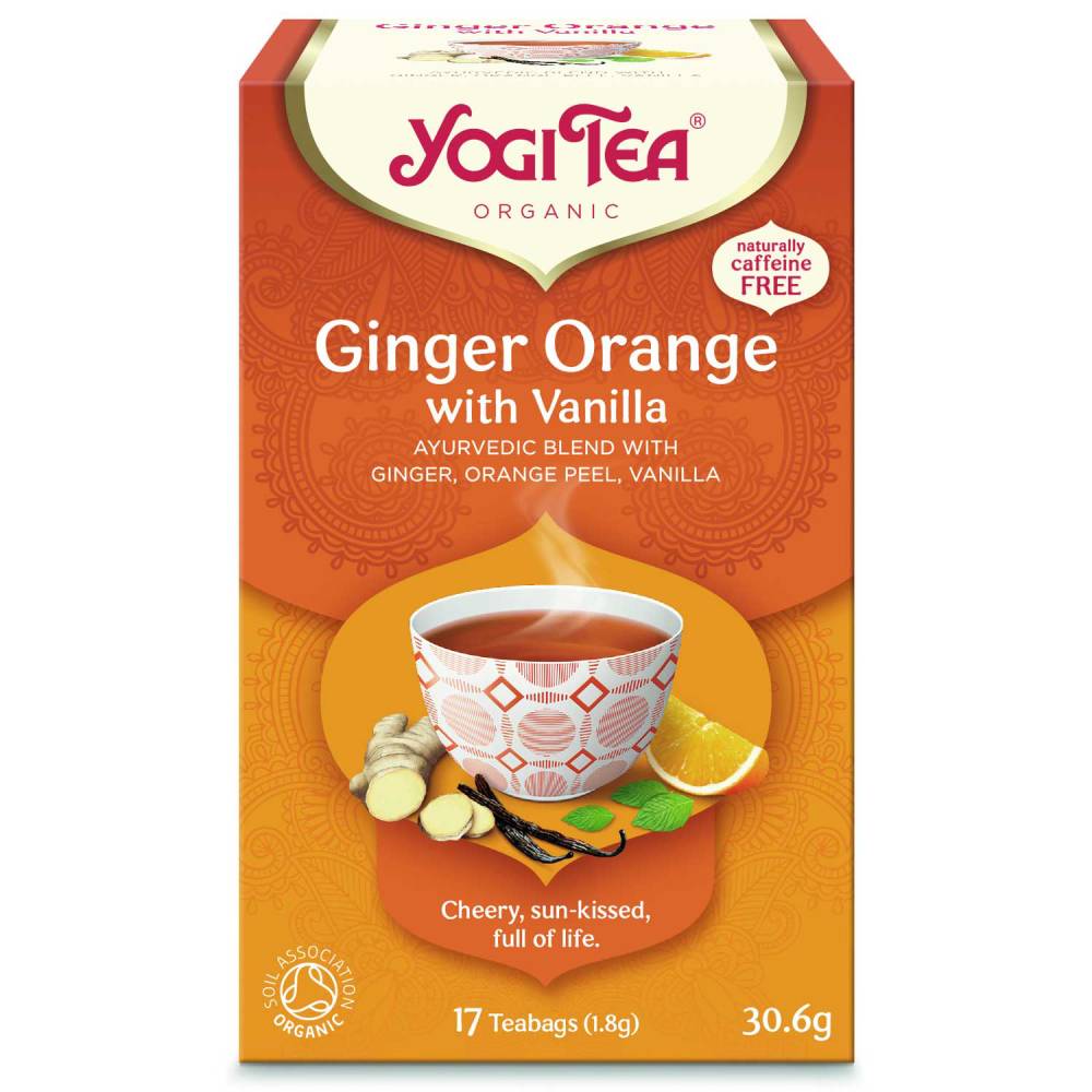BIO Tēja Ginger Orange with Vanilla / Ingwer Orange mit Vanille