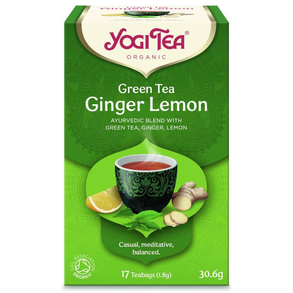 BIO Zaļā tēja ar ingveru, citronu / Green Tea Ginger Lemon / Grüntee Ingwer Zitrone