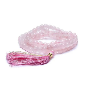 Mala Rose Quartz AA quality 108 beads